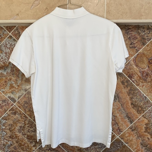 Polo Ralph Lauren Mens Custom Fit Mesh Polo Shirt in White Size Large - Picture 4 of 10